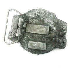 1989 Limited Edition 4821/5000 Proud To Serve VFW Screaming Eagle Belt Buckle