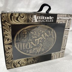 Montana Silversmiths Attitude Buckles Montana State New Unopened Box 1.5 in Belt