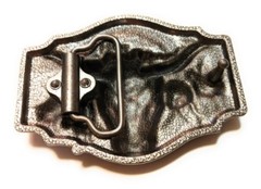 ✖ WESTERN STEER BULL Rope Cowboy Rodeo Style ✖ Belt Buckle ✖ Roping enamel USA