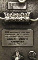 Adolph Coors Beer National Western Stock Show Belt Buckle Draft Horse Pull Show