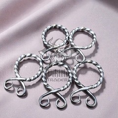 Medieval Silver Tone Belt Buckles Set of 5 Antique Style Costume Leather Crafts