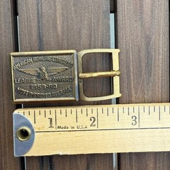 American Bowling Congress League Award Belt Buckle 1959-60 Average Brass