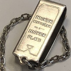 Hickok Beltogram Belt Buckle Pocket Watch Loop Chain Art Deco Mixed Metals 925