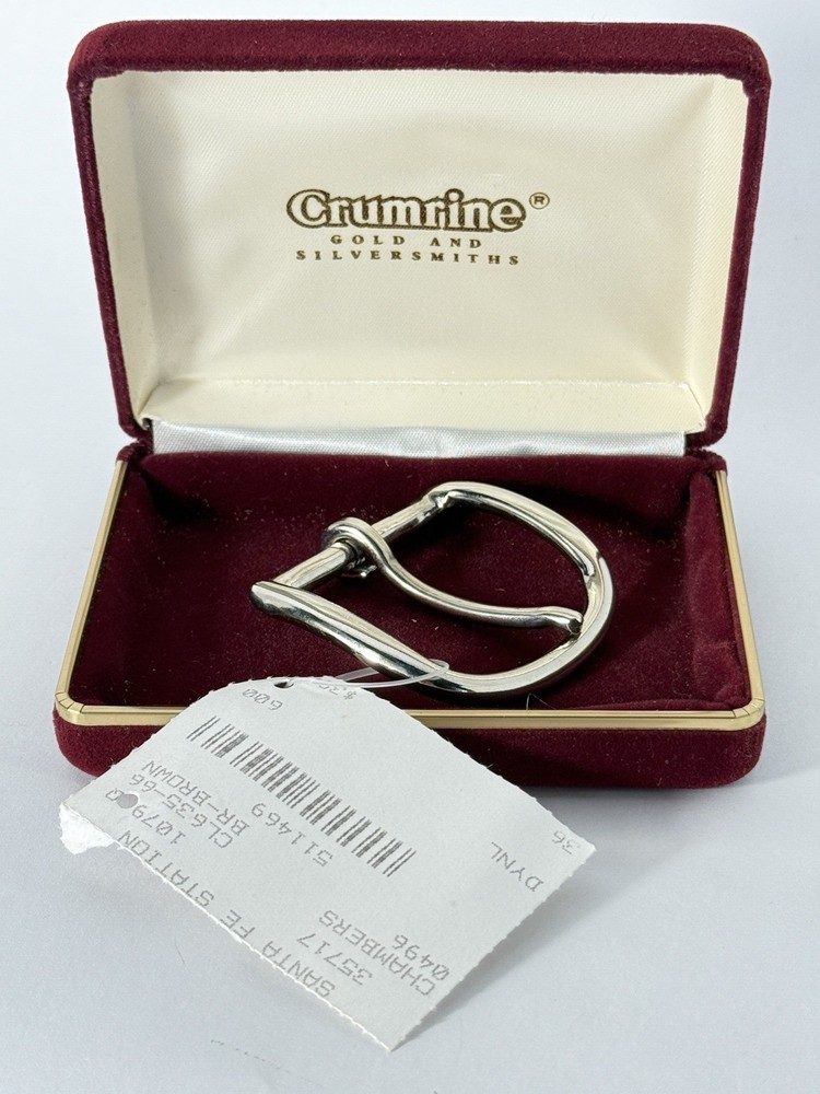 Crumrine 2&Prime; Replacement Belt Buckle Bar and Frame NEW