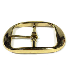 Vintage Replacement Belt Buckle Fits 1.5&Prime; Simple Basic Gold Toned Made in USA 7A