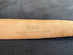 GUCCI Pre-Owned Vintage Gold Buckle Belt