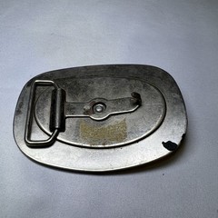Reining Western Belt Buckle Rodeo Silver And Black