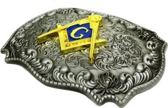 Masonic Belt Buckle Western Rodeo Fashion Unisex Belt Buckles Hebillas Vaqueras