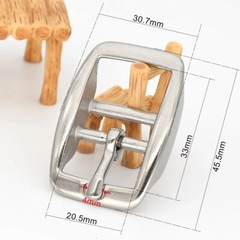 Stainless Steel Belt Buckles Tongue Pin Belt Buckle Fits For 1.5 INCHES Belt NEW