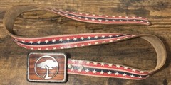 Arbor Collective Men’s Belt Buckle Reclaimed Wood Brown Size 36”