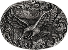 Western Style Belt Buckle 1.5 Inch Cowboy Cowgirl Buckles for Men & Women Replac