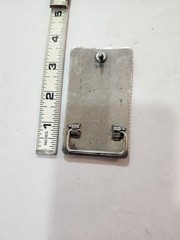 Men&rsquo;s Western Rectangular American Flag Studded Belt Buckle Fits 1.5 in