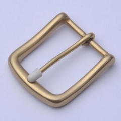Solid Brass Belt Buckles 40mm Vintage Waistband Pin Buckle Belt Accessories 1pc