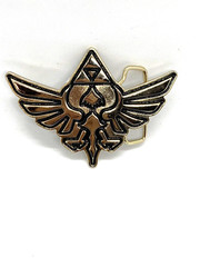 Legend of Zelda Belt Buckle Crimson Loftwing Link Hylian Triforce Crest Nintendo