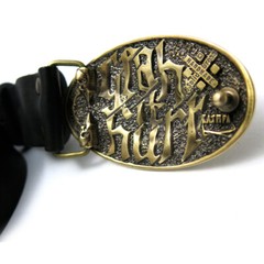 Belt buckle tattooist with skull, Tattoo machine, Skull belt buckle,