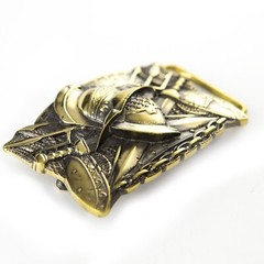 Belt buckle « Gladiator »; swordsman belt buckle; ancient warrior buckle;