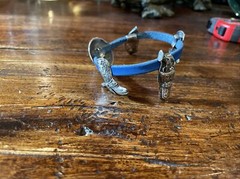 Western James Reid Style Sterling Silver Concho Cuff Fits 7.5” Wrist 🐂✅