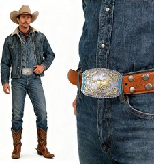Cowboy Belt Buckle for Men Women Rodeo Texas Western Buckles Cowboy Vintage Cowg