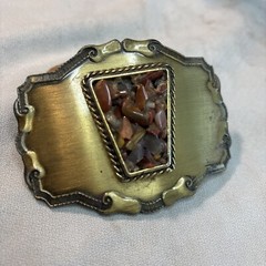 Unique Belt Buckle Mixed Stones Estate