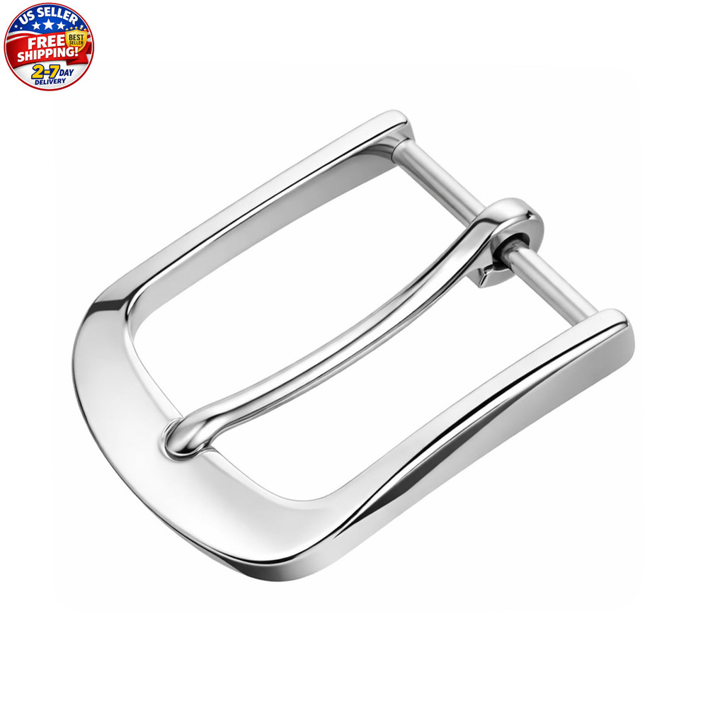 1.5&Prime;(40mm) Belt Buckles Replacement Heavy Duty Stainless Steel Single Prong Squa