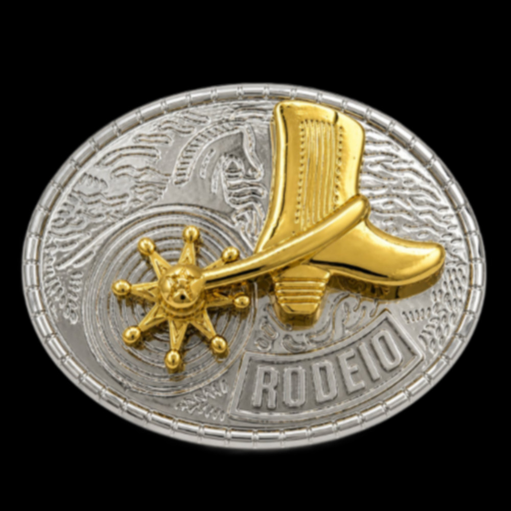 Cool Western Cowboy Boot Rodeo Spinning Spur Belt Buckle Boucle Ceinture