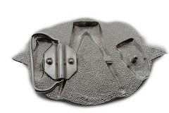 Men / Women Belt Buckle Silver Metal Skull Skeleton APMANY Colver Leaf Sexy Legs