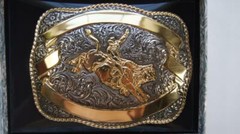 Crumrine Western Belt Buckle Bull Rider M&F Western c04610