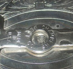 Vintage Belt buckle marked Champions Belt Co made in the USA bronco riding horse