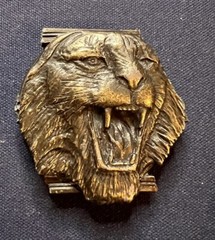 CDC Metalworks 2.5&Prime; Belt Buckle Lion/bobcat Rare