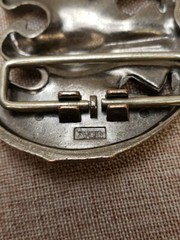 Vintage Avon Pewter Tone Metal Eagle Belt Buckle