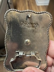 Nocona Western Belt Buckle With Letter j