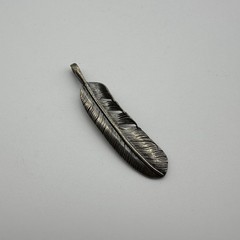 Retro Copper Feather Charm Keychain Decoration Embellishment lot