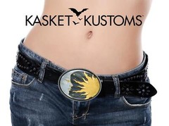Sun and Moon Belt Buckle – Celestial New Age Art Handmade Silver Buckle – 916