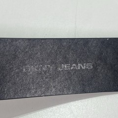 Vtg DKNY Jeans Black Belt Logo Buckle Men 36 » Casual Y2K