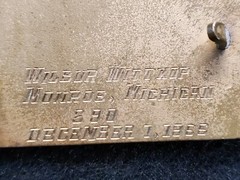 Vintage American Bowling « Eleven-In-A-Row Award » Belt Buckle