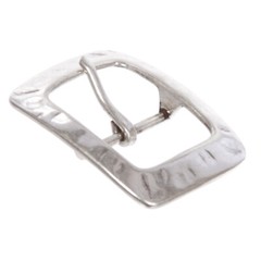 1 1/2&Prime; (39 mm) Nickel Free Center Bar Single Prong Rectangular Belt Buckle