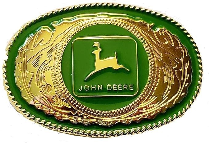 JOHN DEERE Belt Buckle, NEW RARE Not Made Anymore!