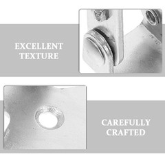 10Pcs Steel Beehive Connector Latch for Home Use Silver Toggle Clamp