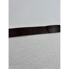Levi&rsquo;s Men&rsquo;s Dark Brown Leather Belt with Brushed Metal Buckle 34&Prime;