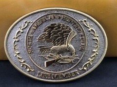 Belt buckle North American Hunting Club Life Member