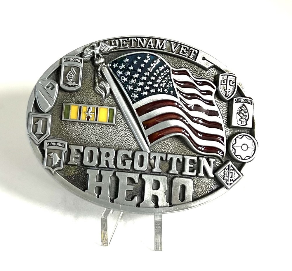 Vietnam Vet Forgotten Hero Buckle – USA Seller!!