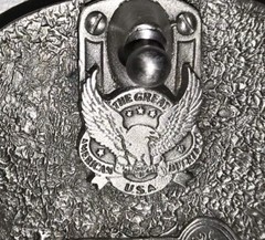 Police Numbered Finest Law Enforcement We Serve and Protect Belt Buckle 1988