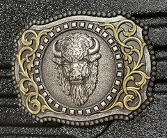 Nocona Buffalo Head Belt Buckle / Mens NWOT