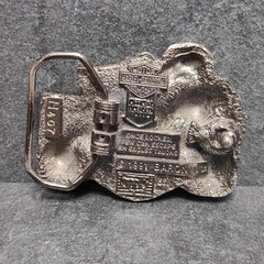 Harley Davidson Belt Buckle Eagle Claw Design • 1991 • USA • RARE