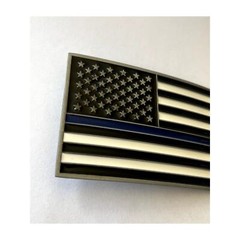 Thin Blue Line Law Enforcement Belt Buckle