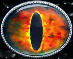 Dragon Eyeball Belt Buckle – Halloween Taxidermy Cosplay Buckle – 35-E