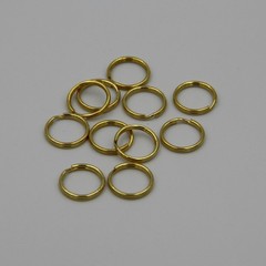 Brass Keyrings Round Circle Split Ring 30mm lot