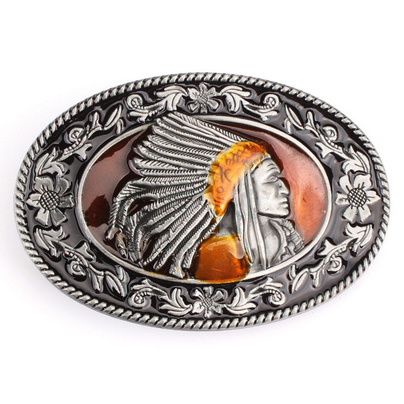 Skull belt buckle for men&rsquo;s Western cowboy motorcycle riding