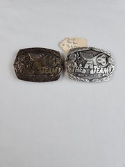 VTG Anaconda Employee Award The A Team Lot 2 Gold Silver Belt Buckle Telecom