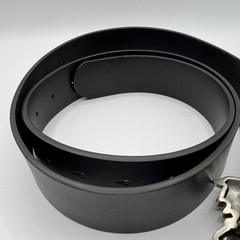 Spooky Woods Grim Reaper Flame Belt Black Silver Gothic Streetwear Sold Out